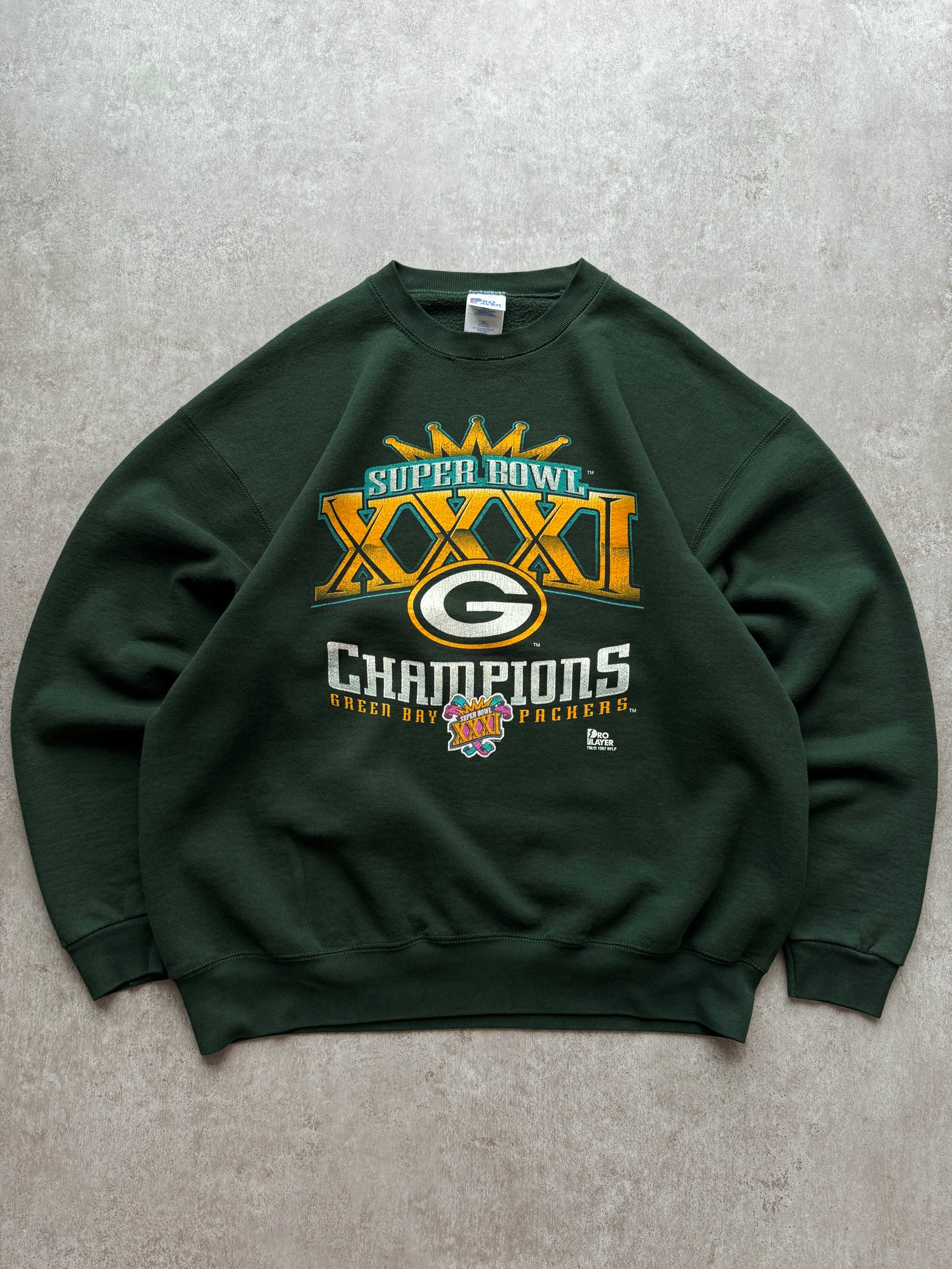 Vintage Green Bay Packers Champs Sweatshirt (XXL)