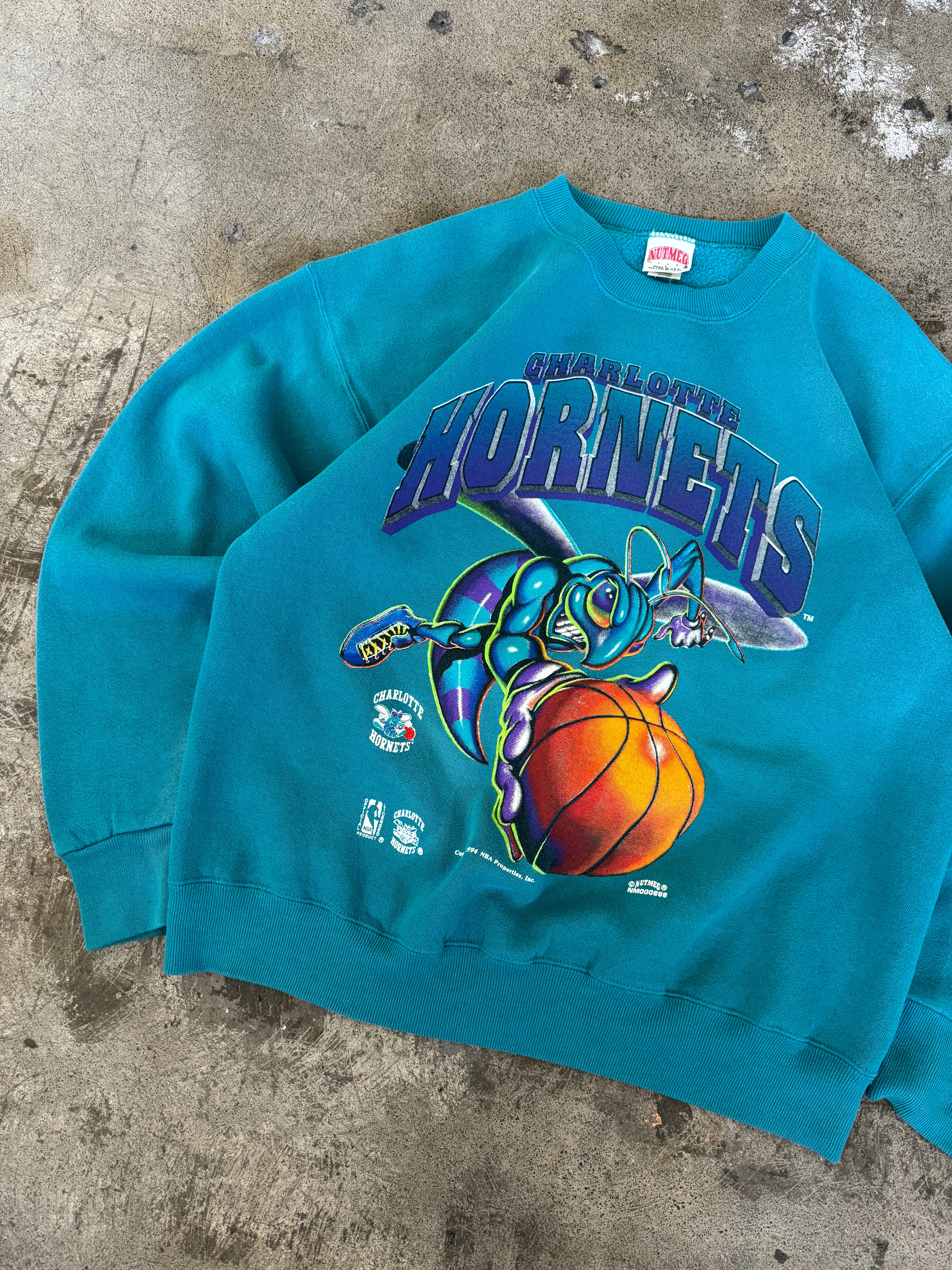 Vintage Charlotte hornets crewneck shops