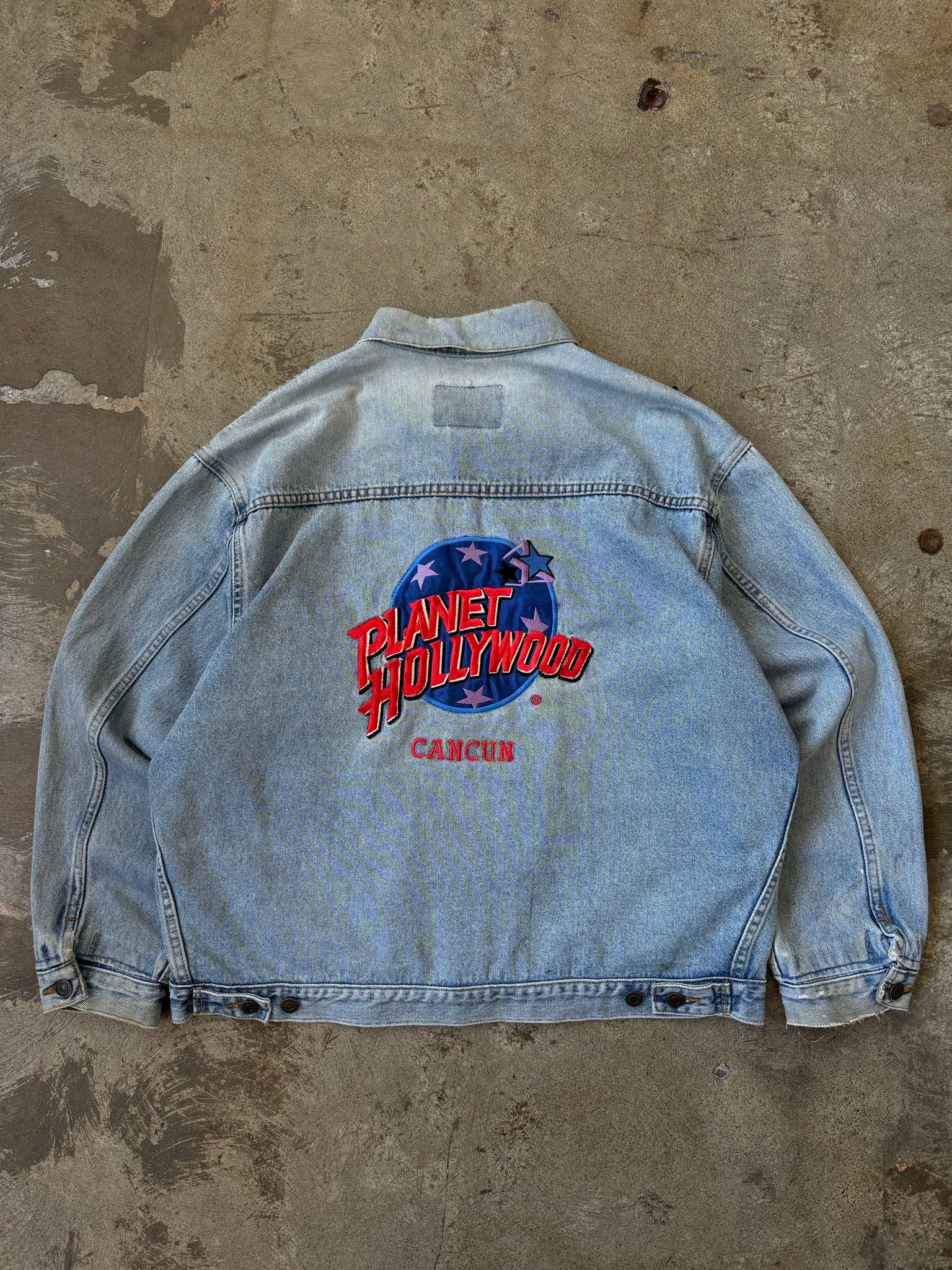 Vintage Planet Hollywood Denim Jacket (L)