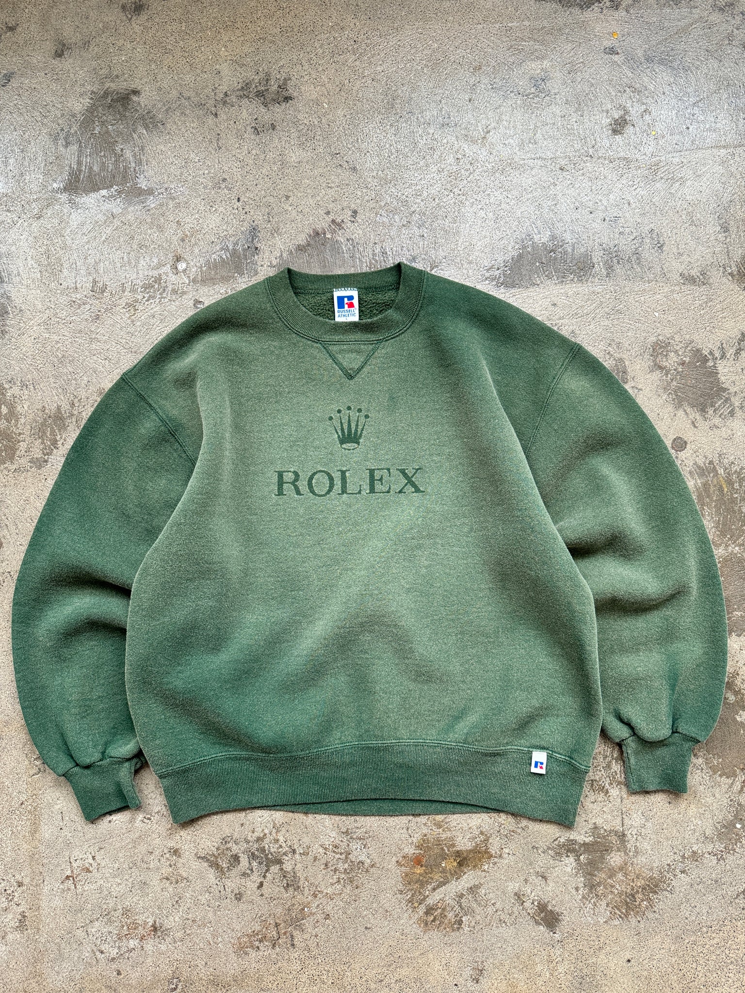 Vintage Rolex Sun Faded Russell Athletics Sweatshirt (L)