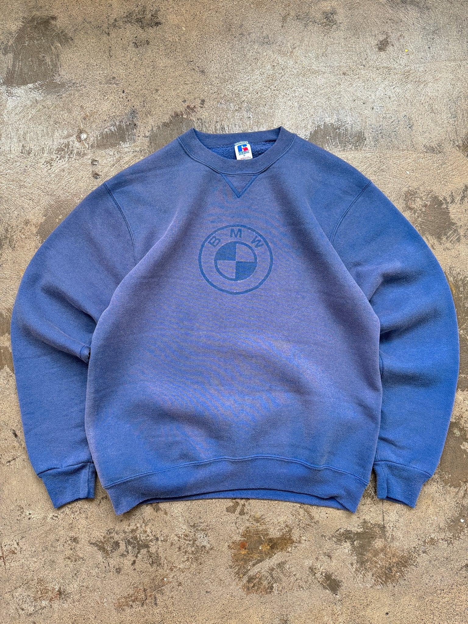 Vintage BMW Sun Faded Russell Athletics Sweatshirt (M)