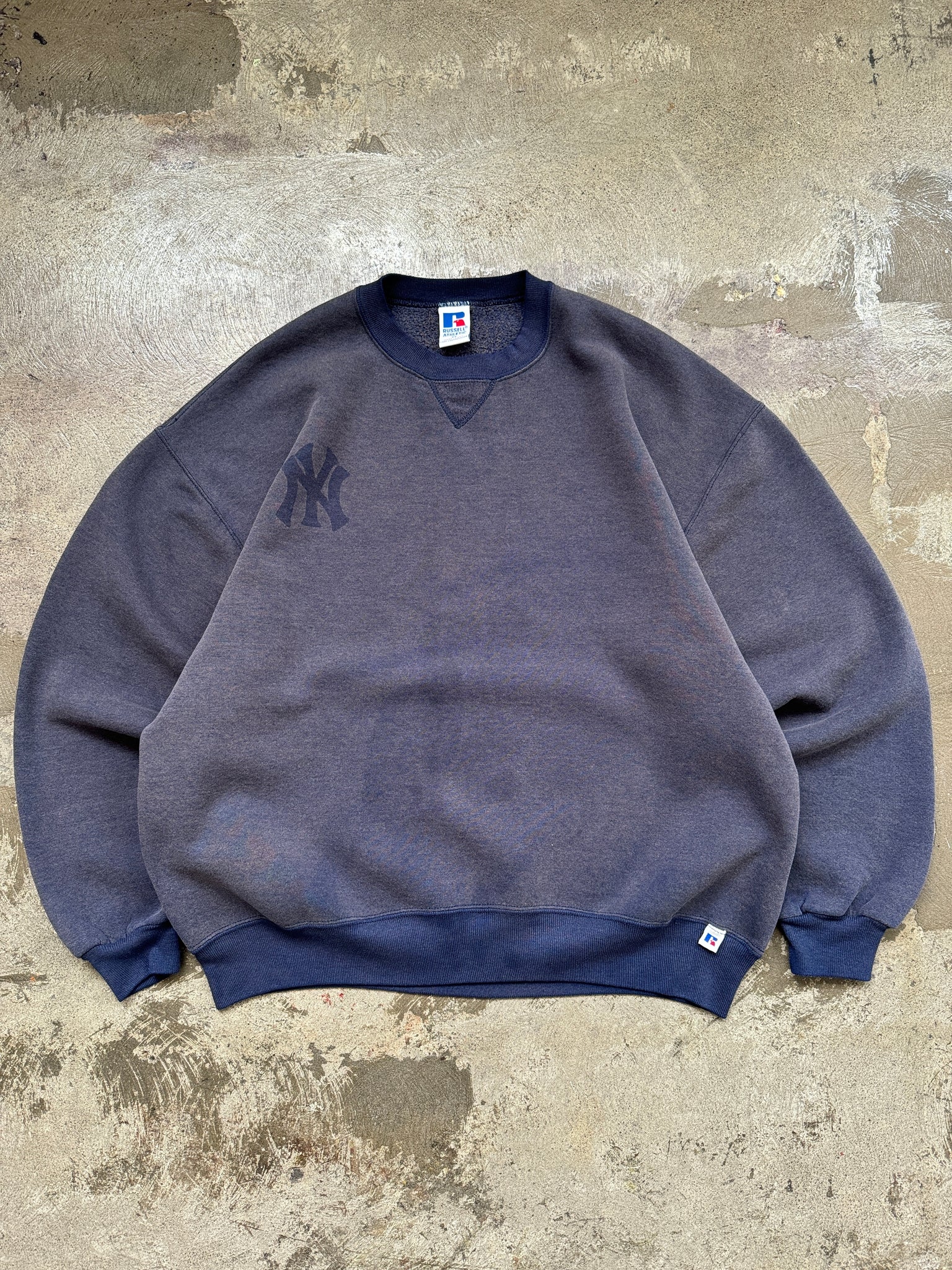 Vintage New York Sun Faded Russell Athletics Sweatshirt (L)