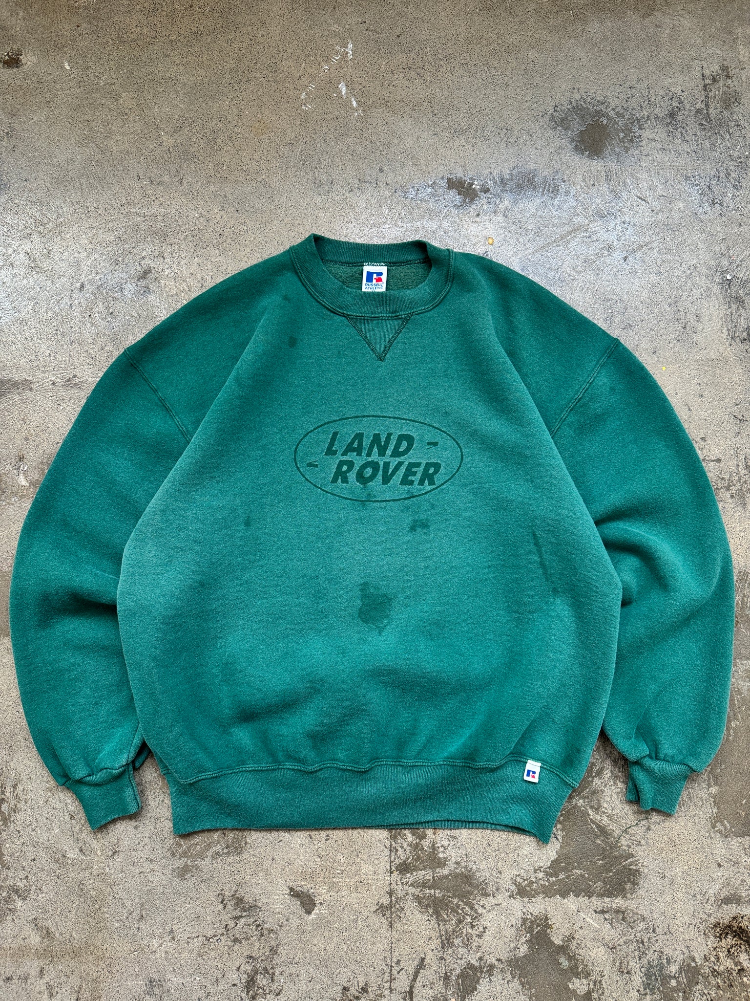 Vintage Land Rover Sun Faded Russell Athletics Sweatshirt (L)