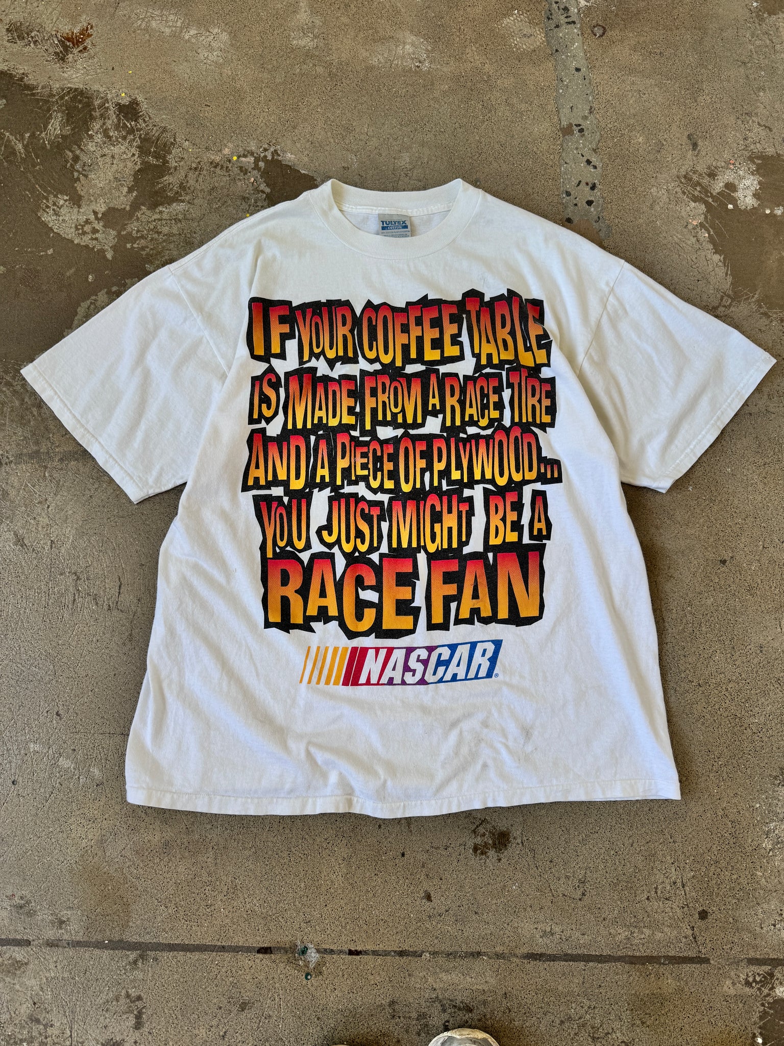 Vintage Nascar Race Fan T'Shirt (L Oversiezed)