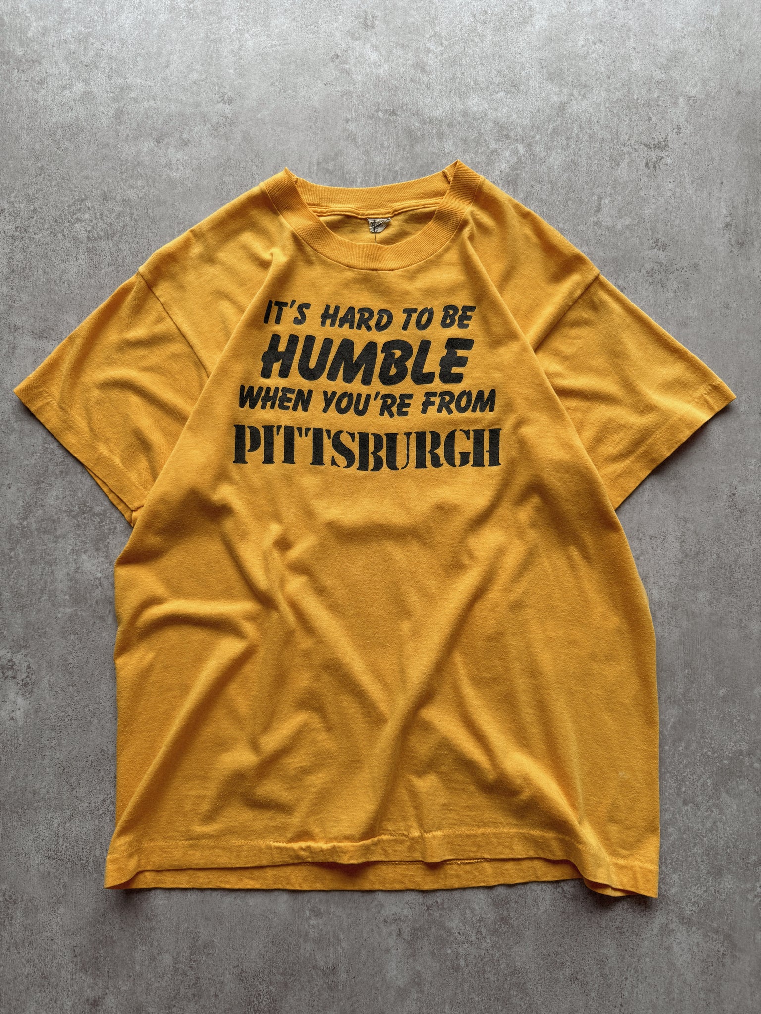 Vintage "Its Hard To Be Humble When You're From Pittsburgh" T'Shirt (M)