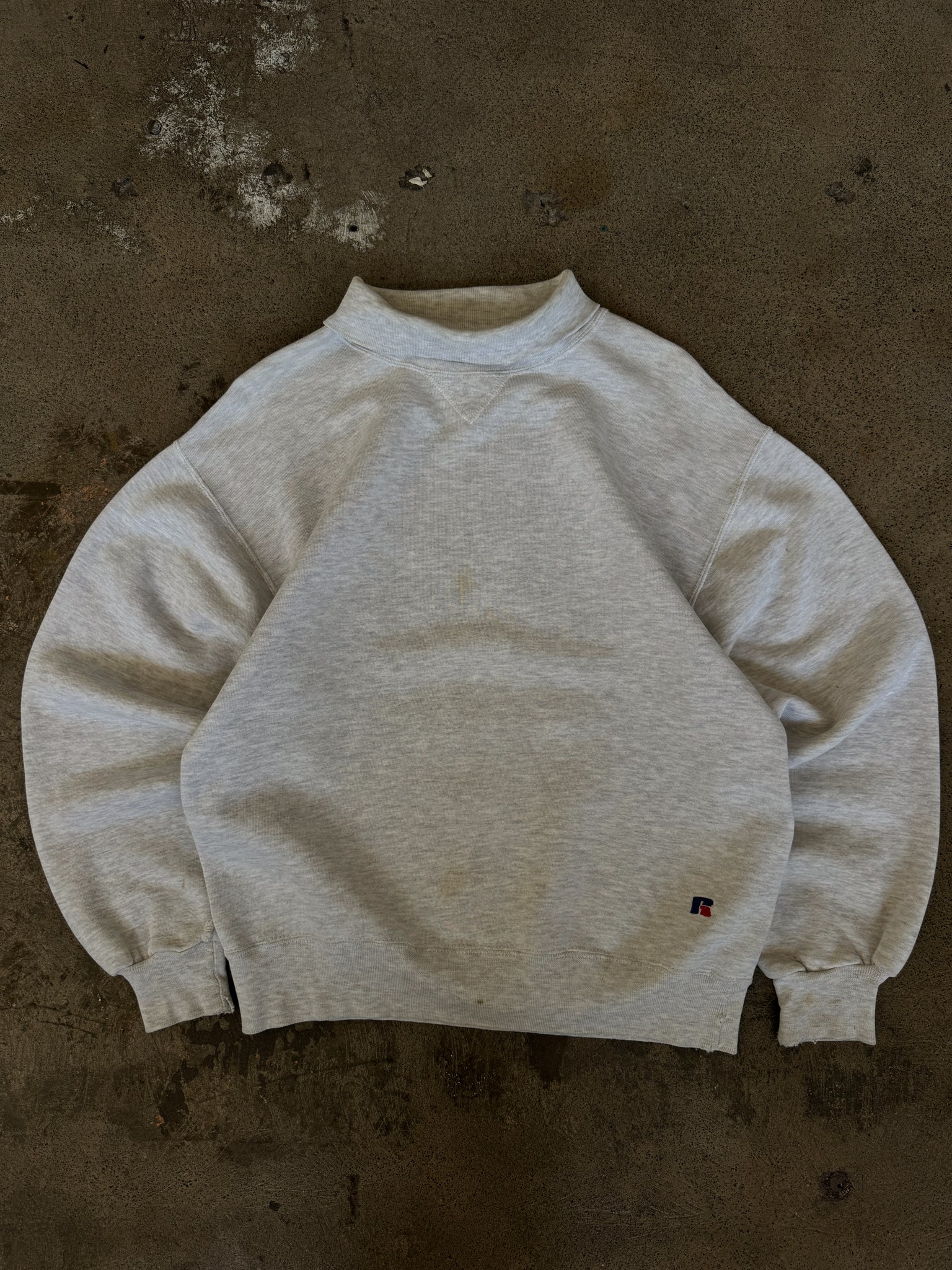 Vintage Blank Russell Athletics Turtleneck Sweatshirt (M)